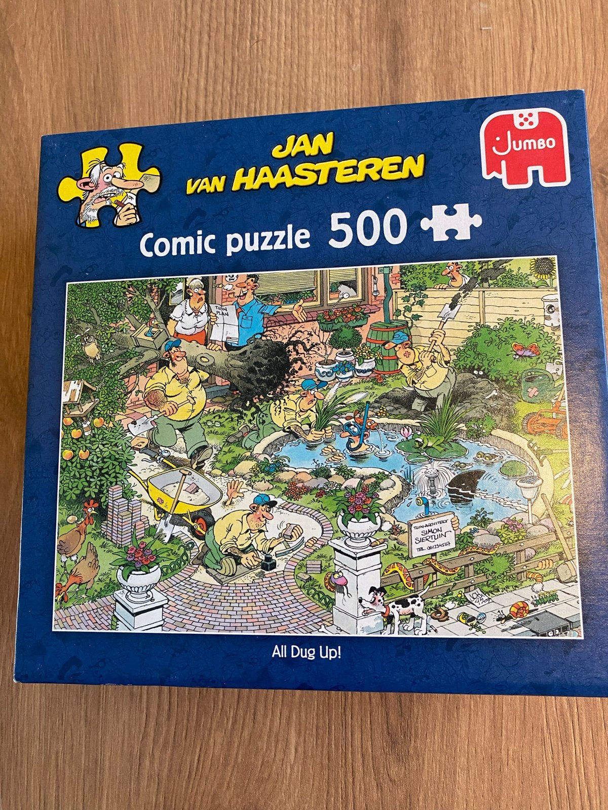 Jan van Haasteren Comic Puzzel - All Dug Up! 500 stukjes, Ophalen of Verzenden, Minder dan 500 stukjes, Gebruikt, Legpuzzel