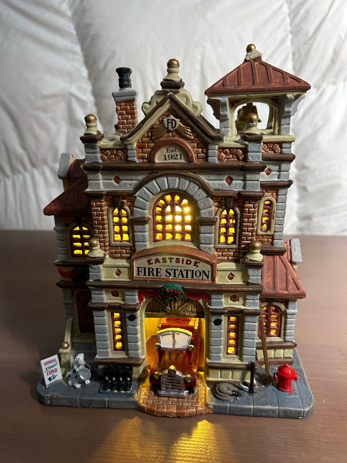 Lemax Eastside Fire Station - Brandweerkazerne model 15262, Ophalen of Verzenden, Zo goed als nieuw