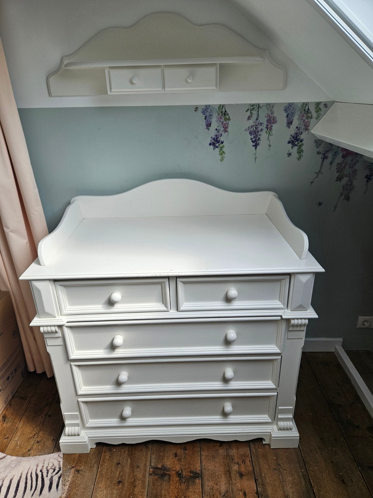 Complete babykamer: Ledikant, Commode en Kledingkast, Kinderen en Baby's, Kinderkamer | Commodes en Kasten, Ophalen, Kast, 50 tot 70 cm