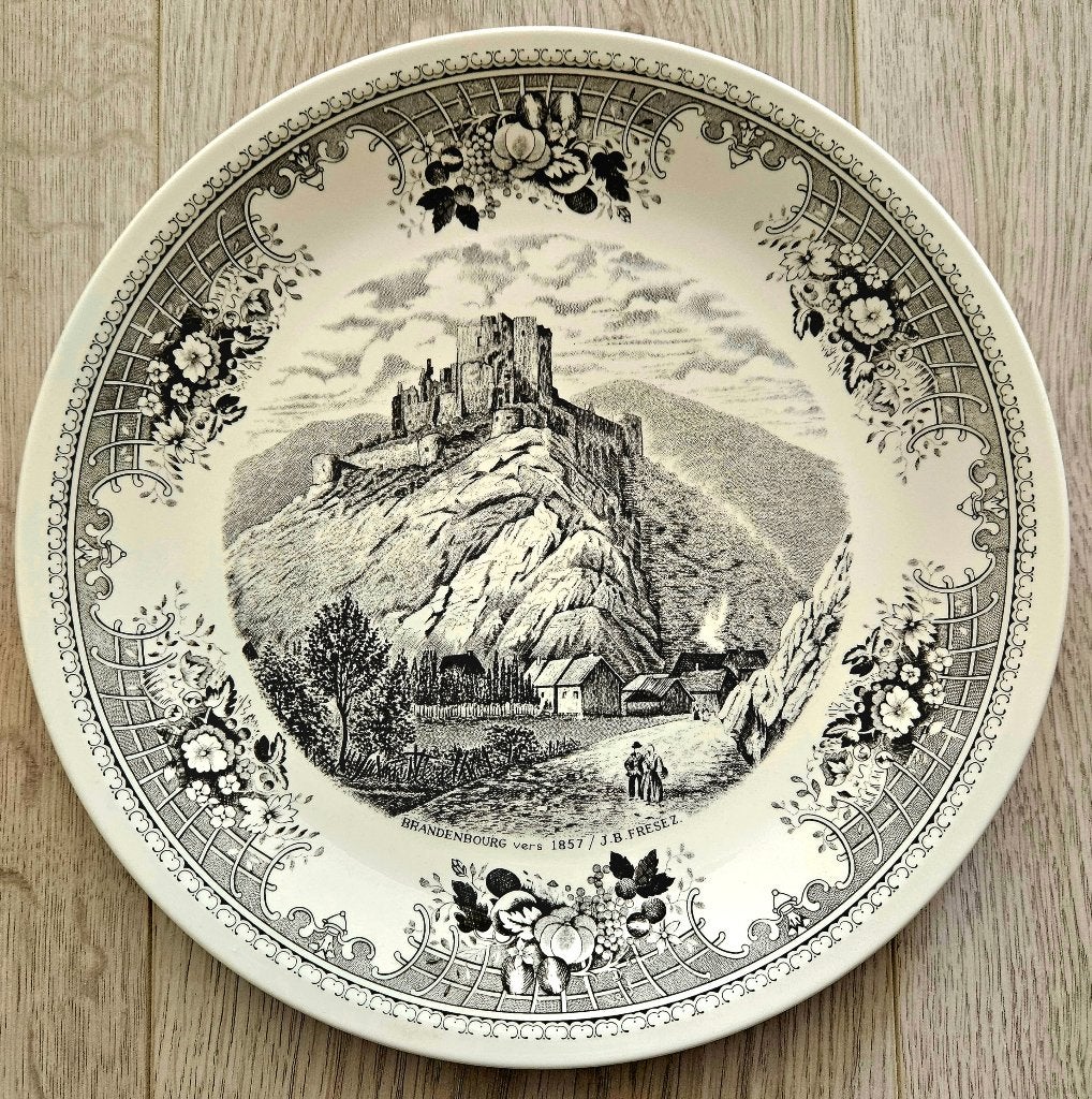 Bord VILLEROY BOCH - Brandenbourg 1857 / JB Fresez, Ophalen