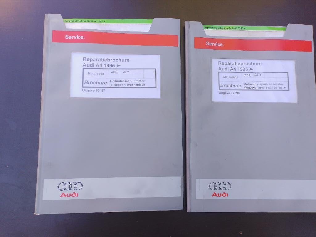 Audi A4 B5 dealer werkplaatsboeken 1.8 20V motor ADR - AFY, Ophalen of Verzenden, Gelezen, Audi
