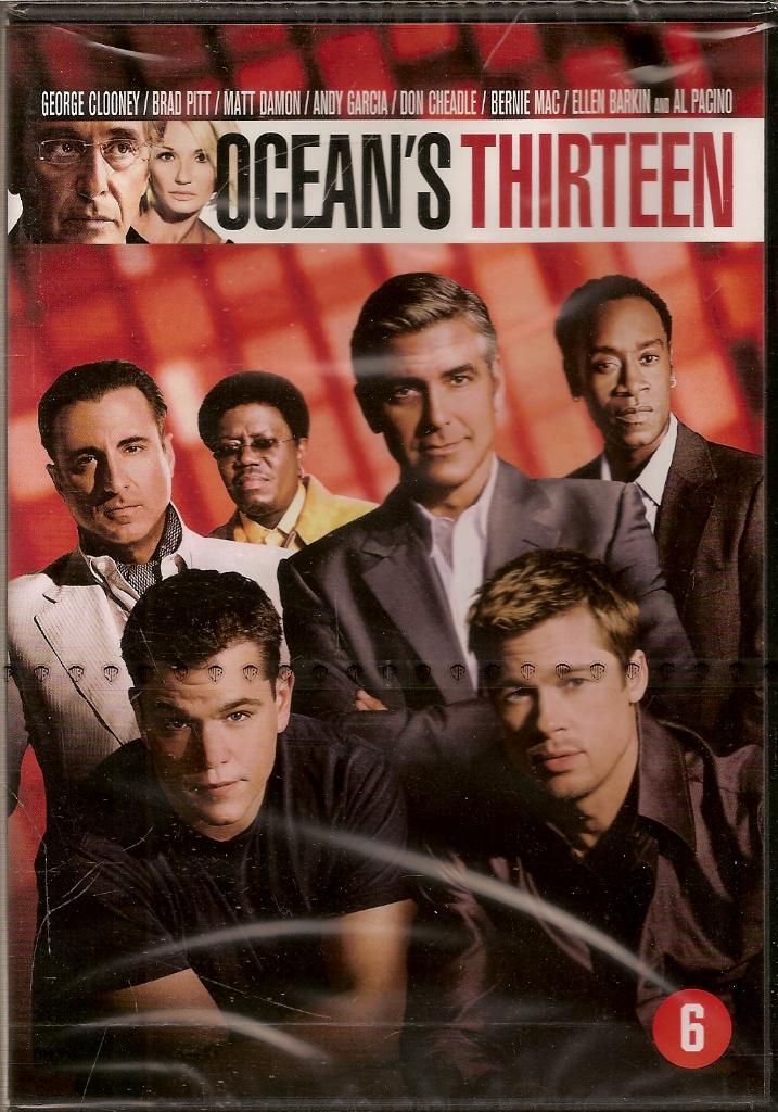 Ocean's thirteen met o.a. George Clooney, Matt Damon, 1980 tot heden, Ophalen of Verzenden, Vanaf 6 jaar, Actie en Avontuur