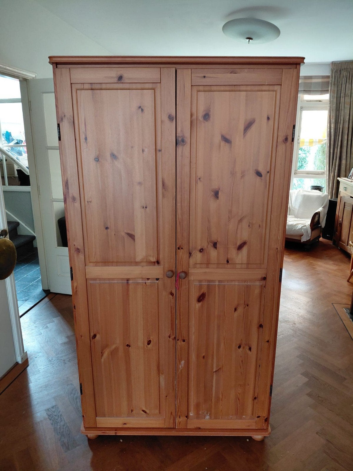 Grenen kast 180x100x55 cm, Ophalen, 50 tot 100 cm, 50 tot 75 cm, Gebruikt