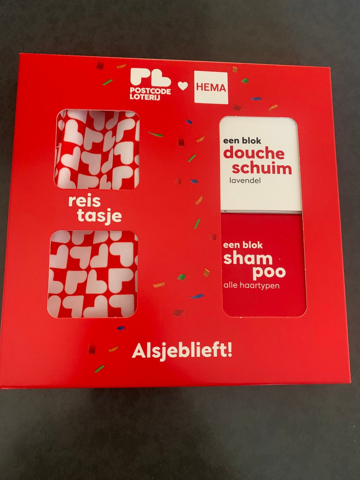 Postcodeloterij zeep en shampooblok, Ophalen of Verzenden, Nieuw, Bad & Douche