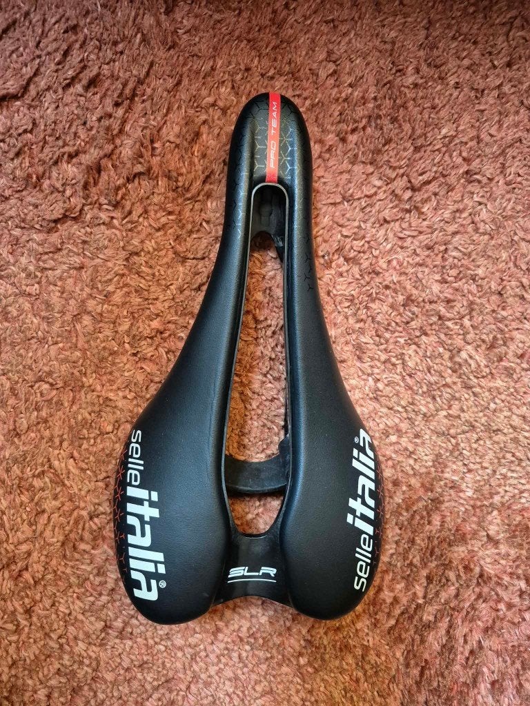 Selle Italia slr carbon zadel, Ophalen of Verzenden, Zo goed als nieuw, Zadel, Carbon