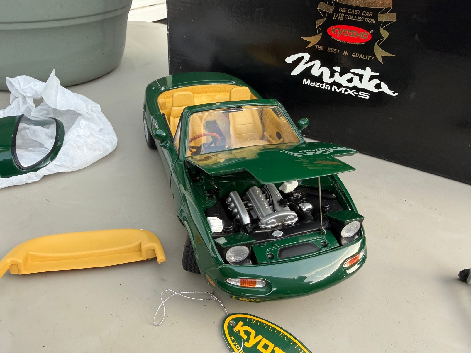 1/18 kyosho Mazda miata mx-5 new. (Bo), Ophalen of Verzenden, Nieuw, Auto, Kyosho