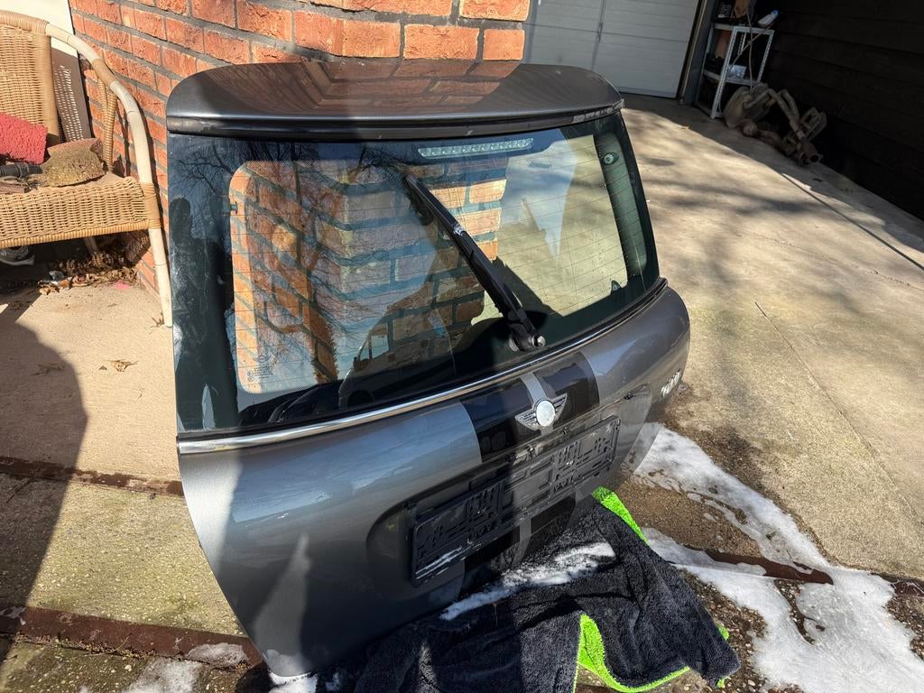 Nette Achterklep Mini R56 Donker Grijs, Ophalen, Gebruikt, Achterklep, Mini