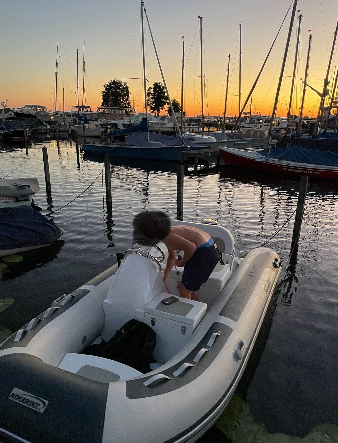 Nimarine 360 rib met stuurconsole en buitenboordmotor, Inclusief motor, 10 pk, Zo goed als nieuw, Nimarine