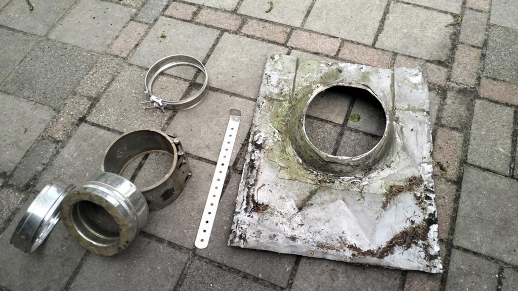 Allerlei onderdelen kachel aansluiting pijp, Ophalen of Verzenden, Hout, Houtkachel