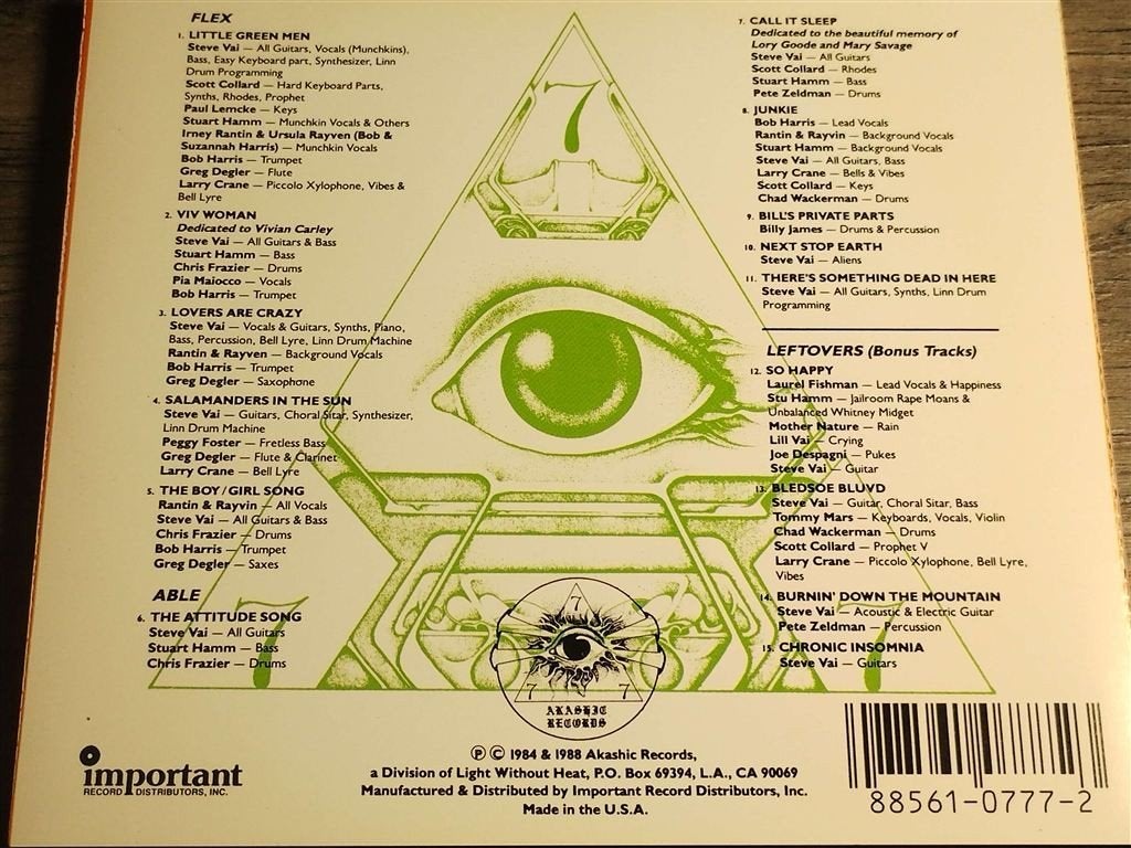 Steve Vai - Flex-Able, Ophalen of Verzenden, Zo goed als nieuw