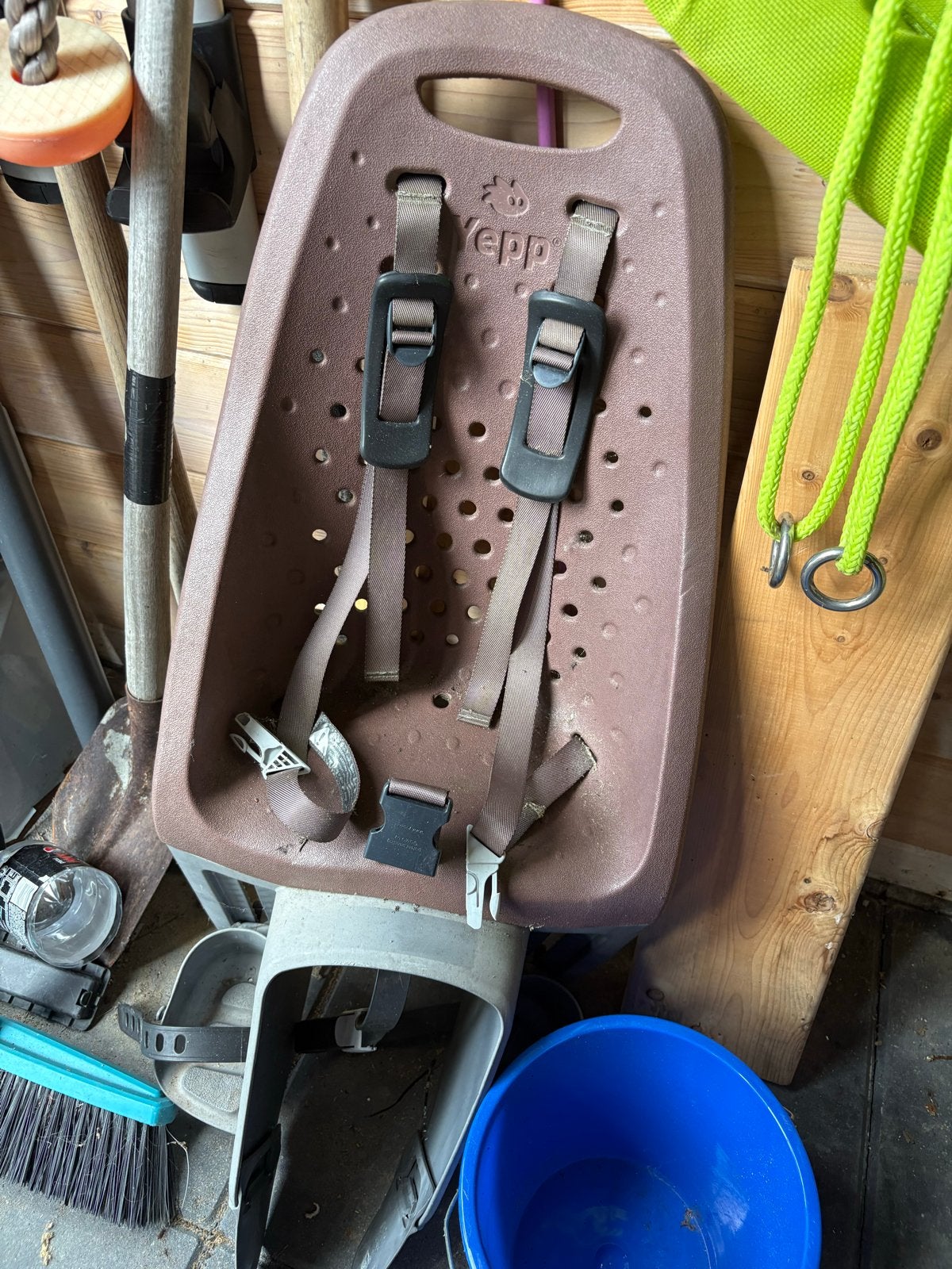 Yepp Fietszitje Achter - Gebruikt, Fietsen en Brommers, Ophalen, Achterzitje, 9 t/m 36 kg, Gebruikt