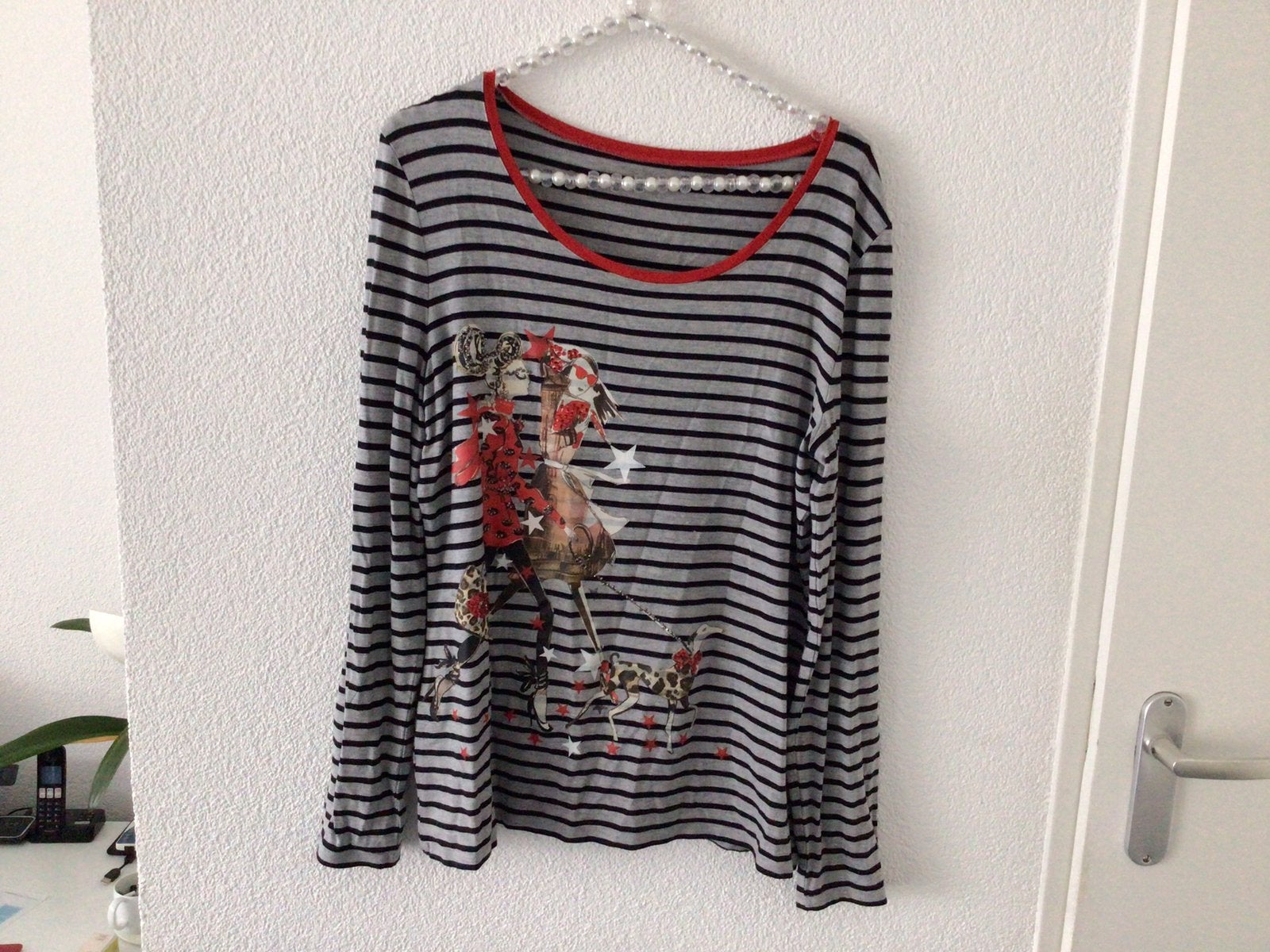 Eac gestreept shirt met lange mouwen - maat 42, Kleding | Dames, T-shirts, Maat 42/44 (L), Ophalen of Verzenden, Zo goed als nieuw