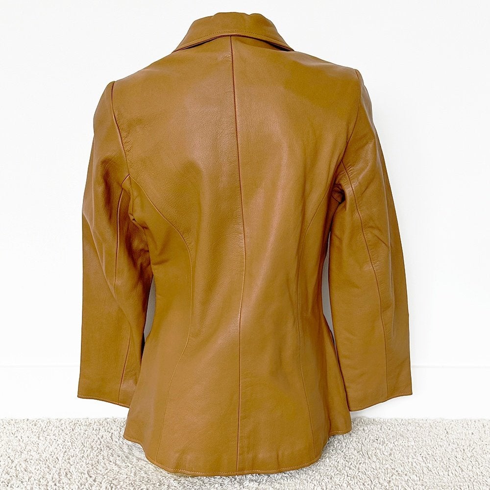 Soepele Leren Leather Master Classics Jas 2 (M) € 65,-, Maat 38/40 (M), Bruin, Leather Master Classics, Nieuw