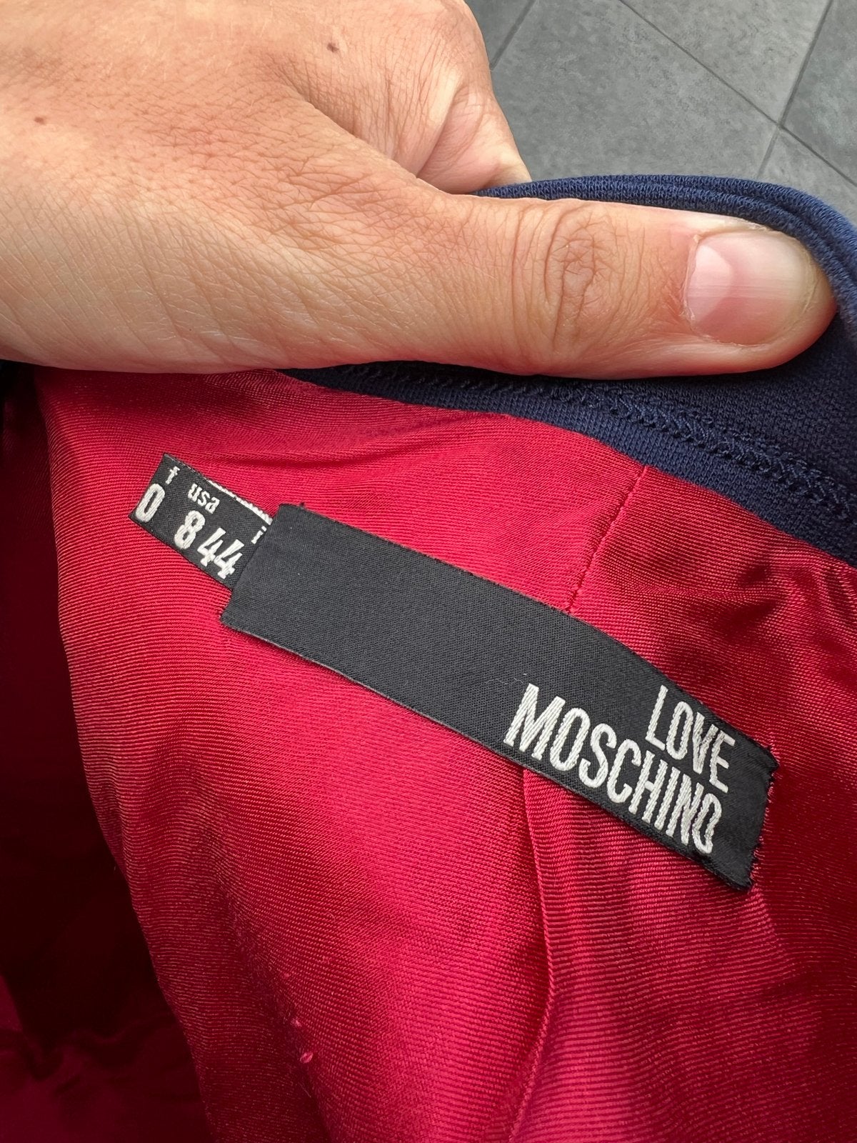 Love Moschino Jasje Maat 44, Maat 42/44 (L), Ophalen of Verzenden, Jasje, Gedragen