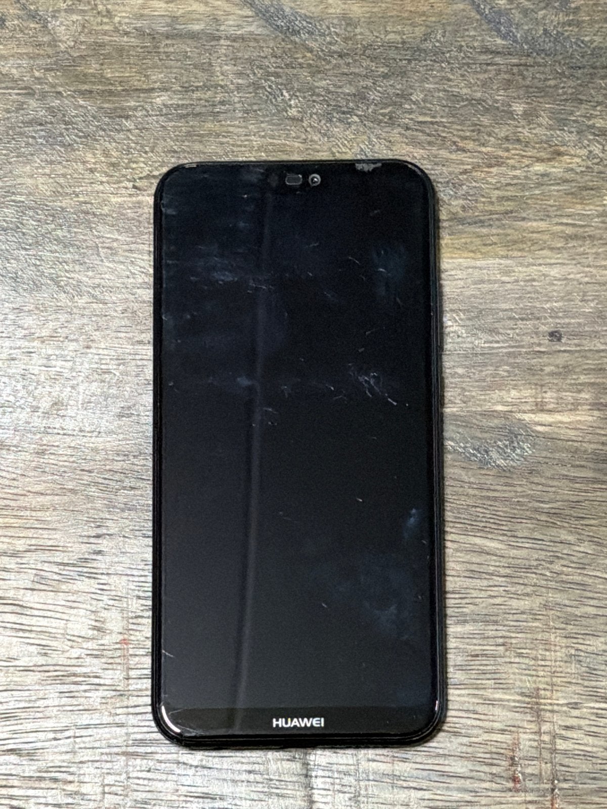 Huawei telefoon - Gecrasht, maar werkt perfect, Gebruikt, Zwart, Touchscreen, Ophalen of Verzenden