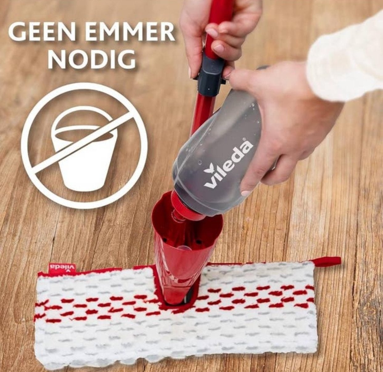 Vileda 1-2 Spray Max Mop - Geen emmer nodig!, Verzenden, Mop of Dweil