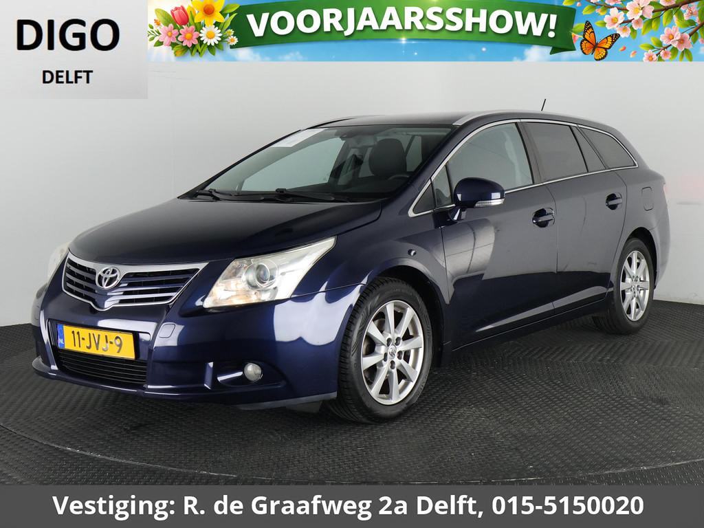 Toyota Avensis Wagon 1.8 VVTi Panoramic Business Special | P, Auto's, Zwart, 4 cilinders, Blauw, Origineel Nederlands