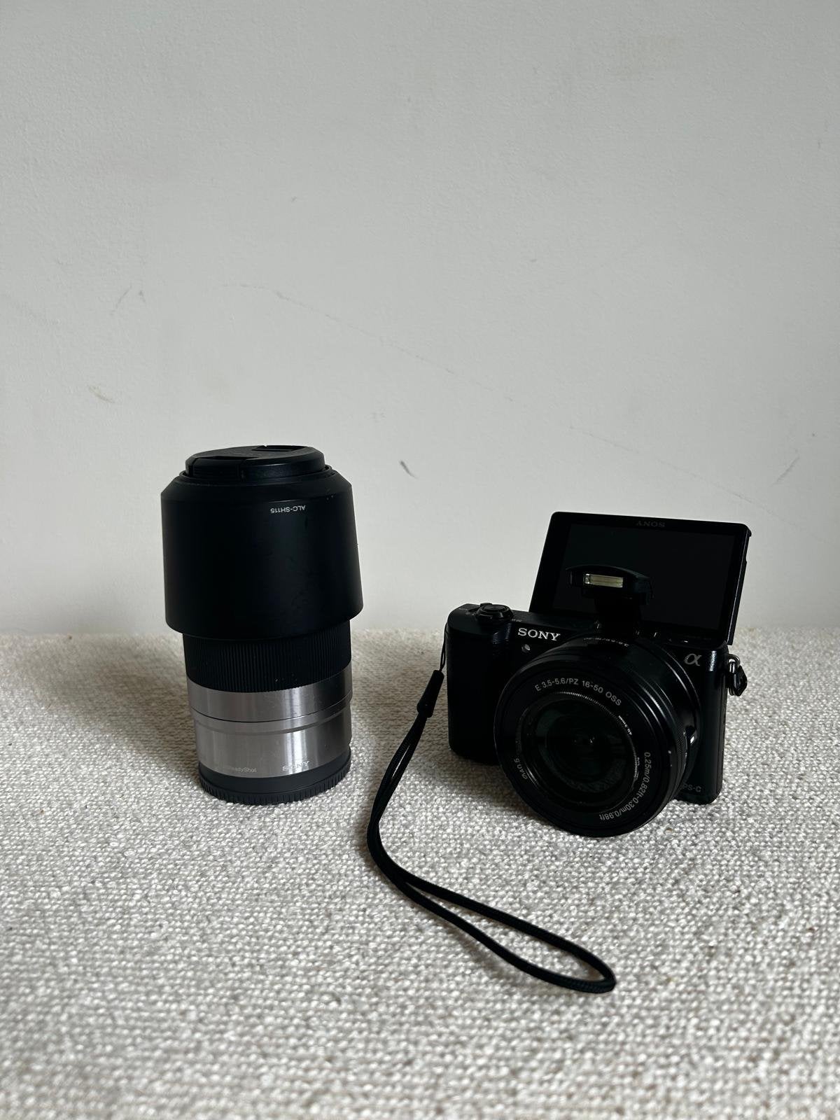 Sony a5100 met kitlens en telezoomlens in perfecte staat, Ophalen of Verzenden, Zo goed als nieuw, Compact, Overige Merken