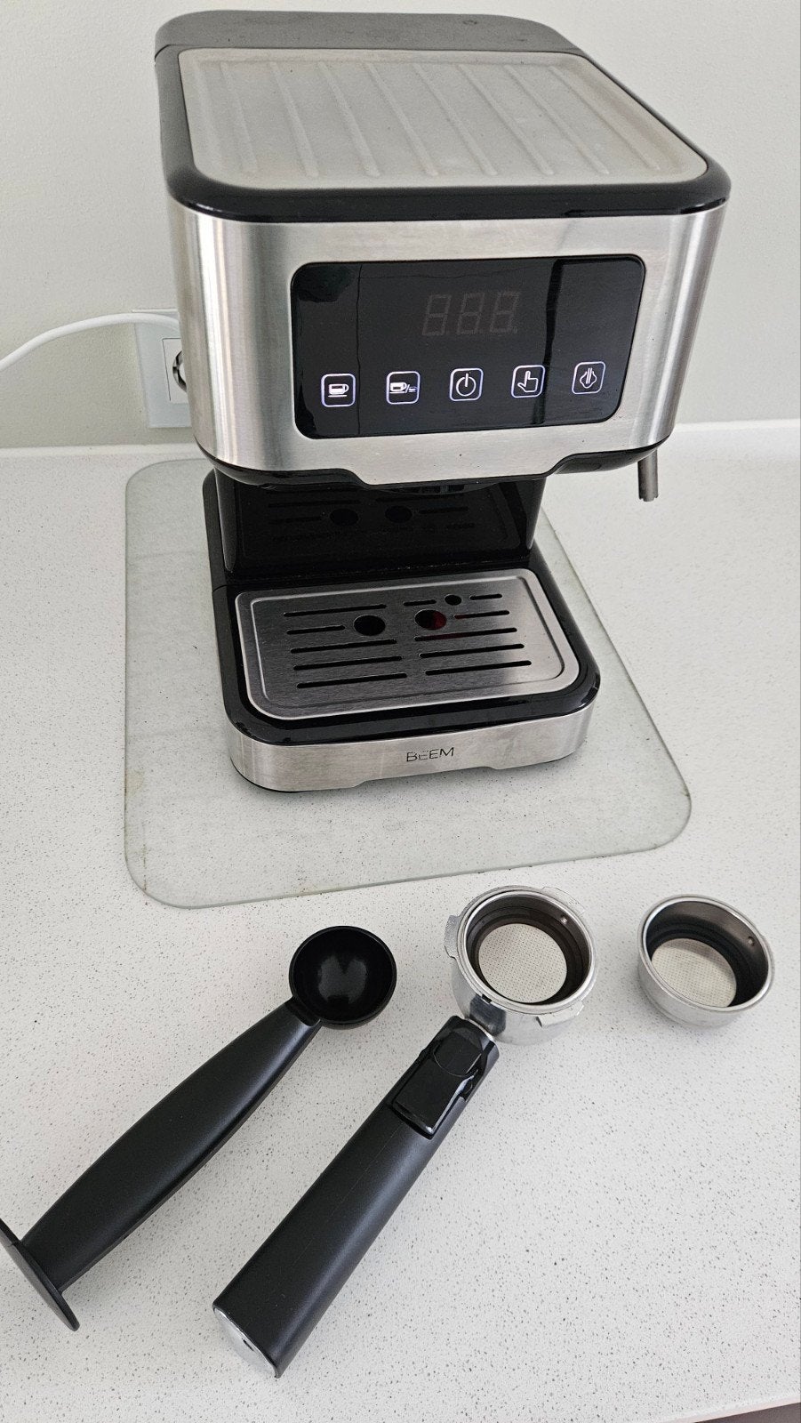 Espresso apparaat - Zo goed als nieuw - met doos, Witgoed en Apparatuur, Espresso apparaat, Gemalen koffie, Zo goed als nieuw