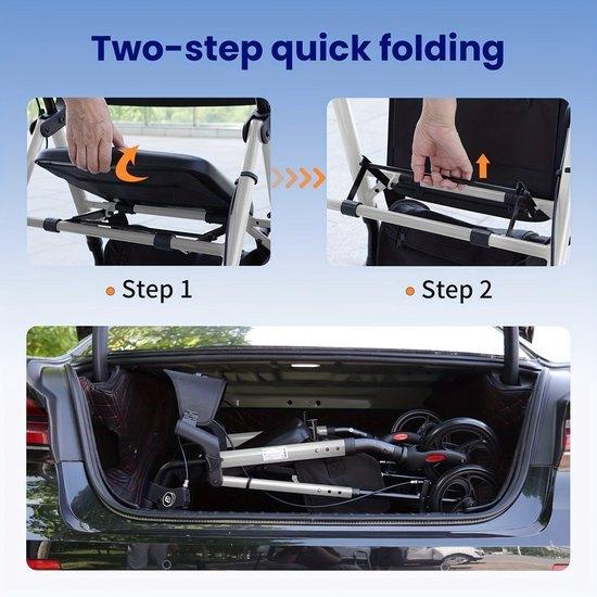 Rollator – Looprek – Wandelwagen – Mobiliteitshulpmiddel, Corvance B.V., Verzenden, Nieuw, Corvancebol@gmail.com