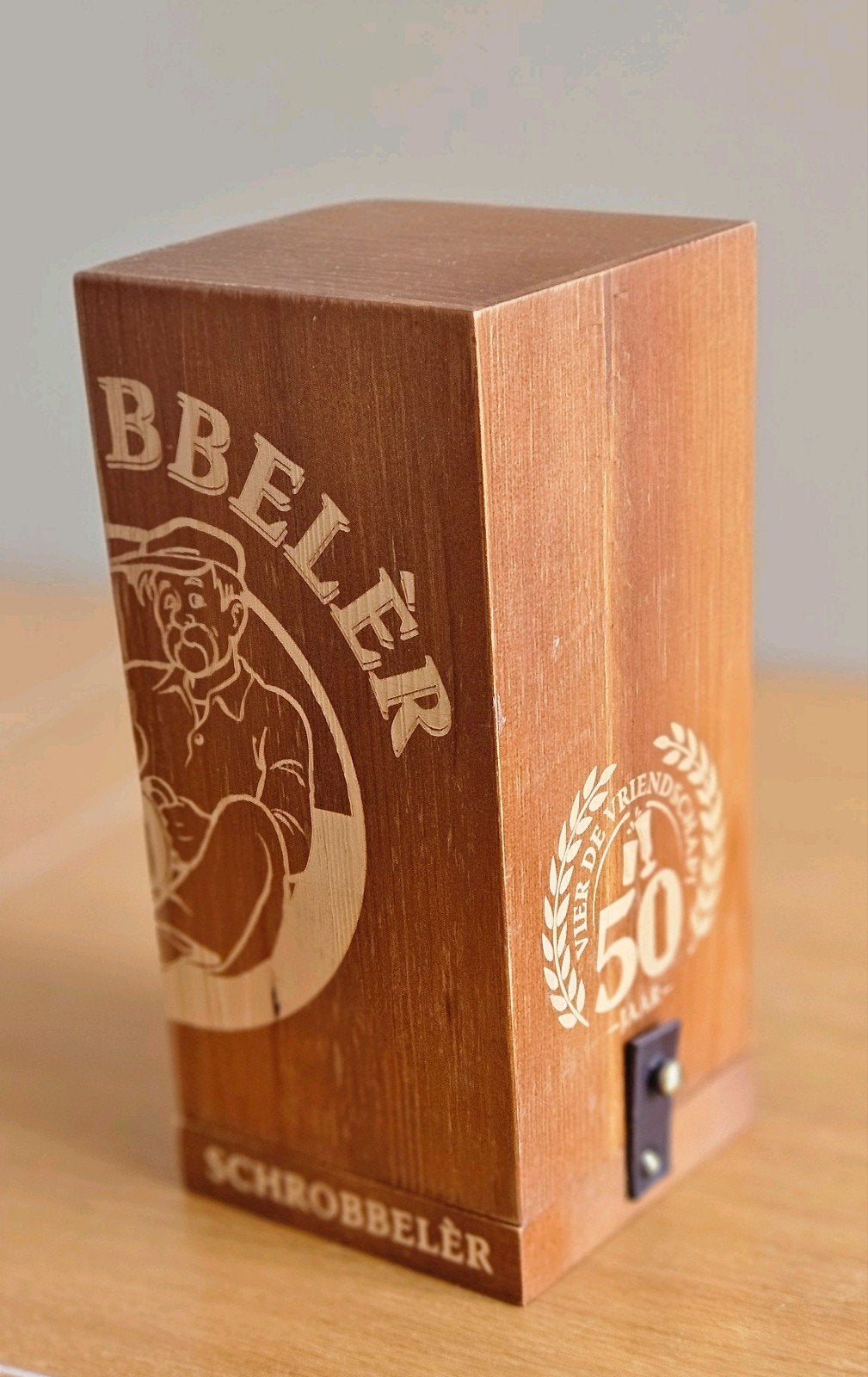 Schrobbelèr Jubileum Editie 50 Jaar in Houten Kist, Ophalen of Verzenden, Nieuw