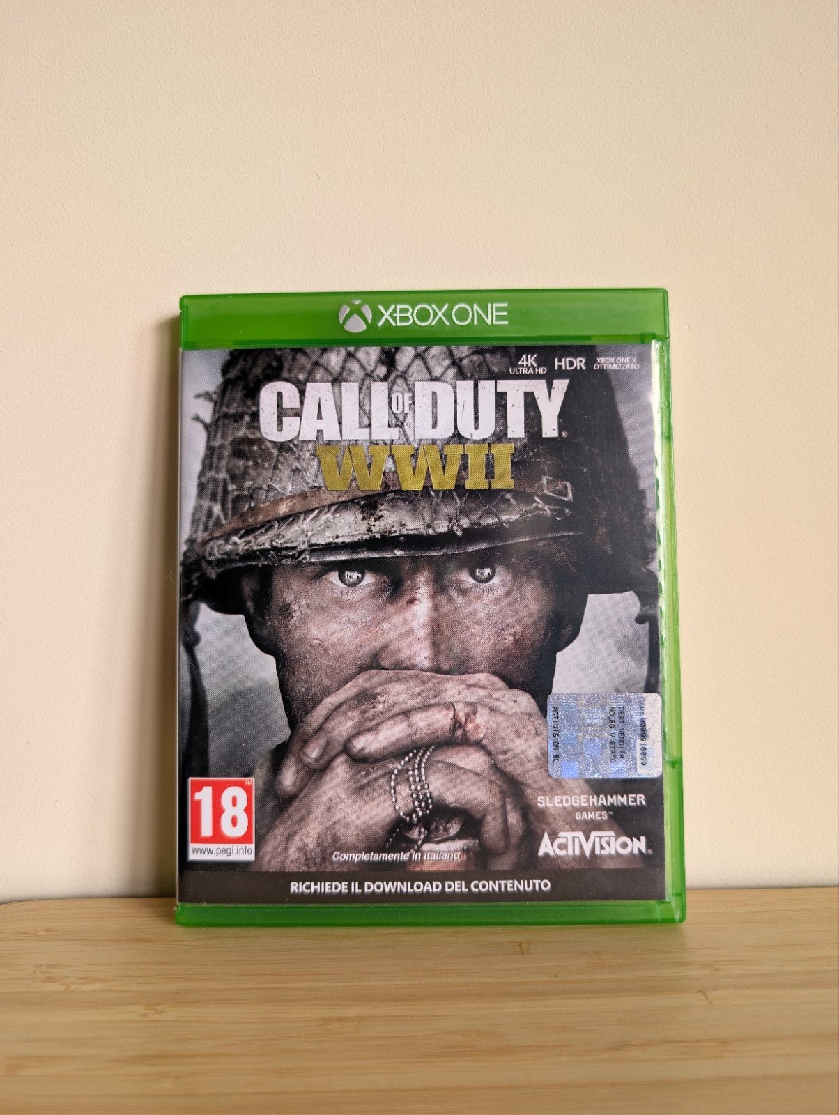 Call of Duty: WWII Xbox One (Italiaanse Hoes), Spelcomputers en Games, Gebruikt, Vanaf 18 jaar, Shooter, Ophalen of Verzenden