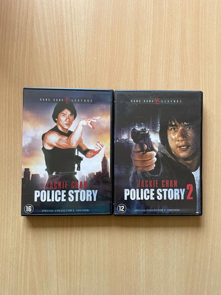 Jackie Chan Police Story 1 & 2 DVD - NL uitgave, Vanaf 16 jaar, Boxset, Actie, Ophalen of Verzenden