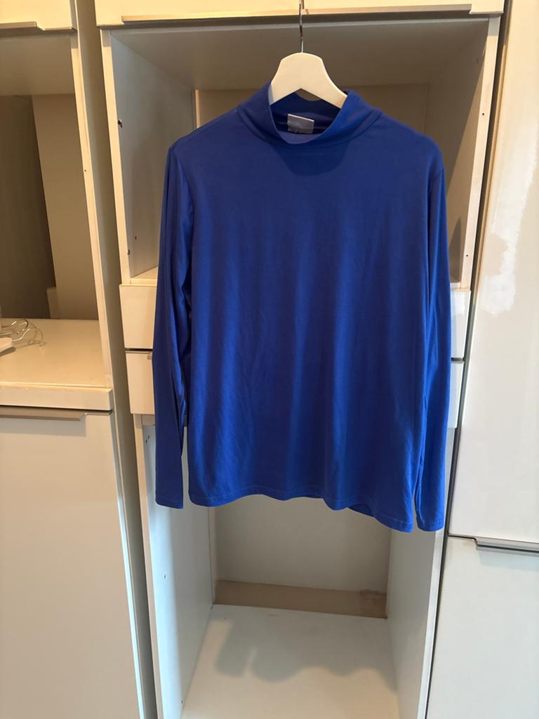 Infinity Woman Blauwe Coltrui Lange Mouw Maat M, Blauw, Maat 42/44 (L), Ophalen of Verzenden, Zo goed als nieuw