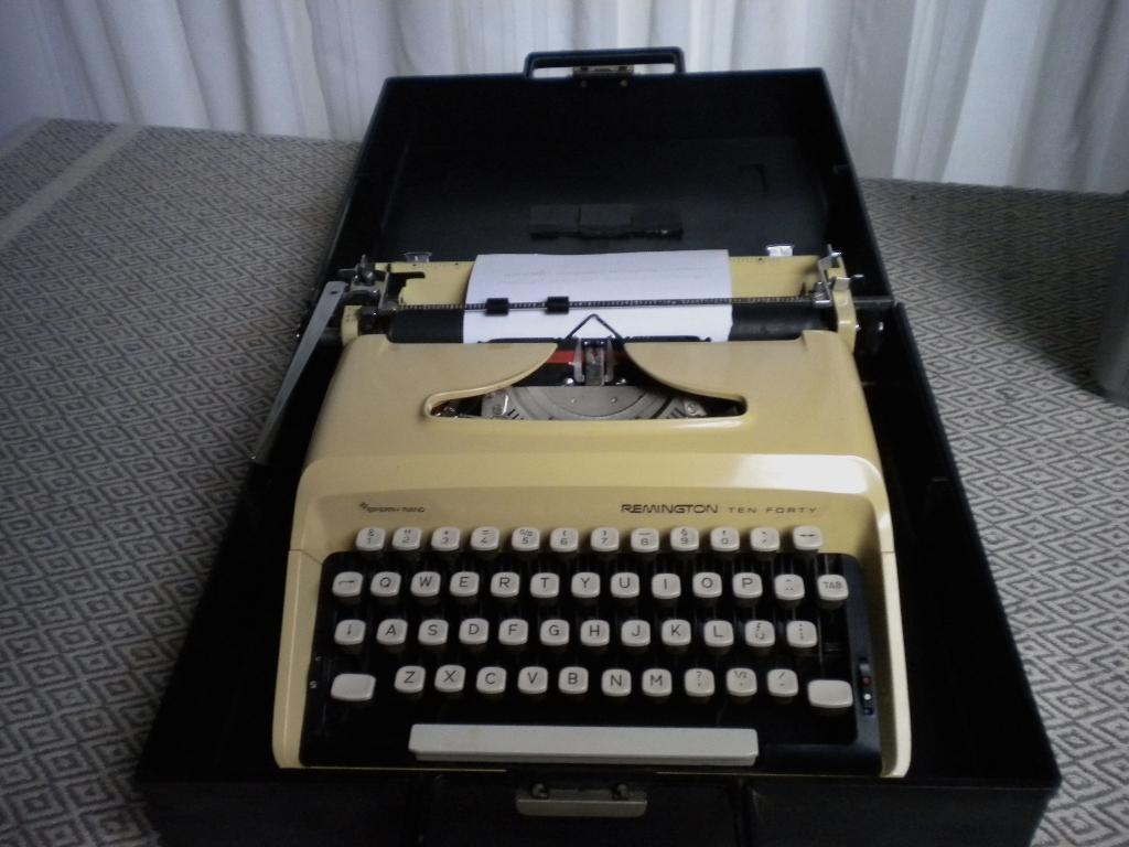 Antieke Remington Ten Forty portable schrijfmachine, Diversen, Typemachines, Ophalen of Verzenden, Gebruikt