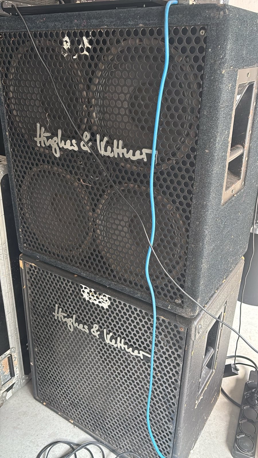 Hughes & Kettner Bass Cabinet 4x10 + 1x15, Ophalen, Gebruikt, Basgitaar, 100 watt of meer