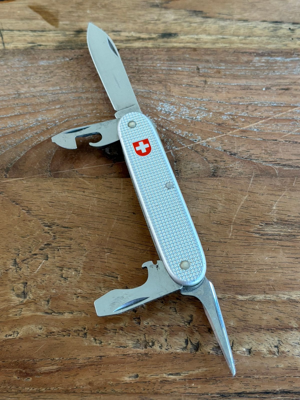 Victorinox Alox leger zakmes, lichting 97, Verzamelen, Ophalen of Verzenden, Landmacht, Nederland, Mes of Dolk