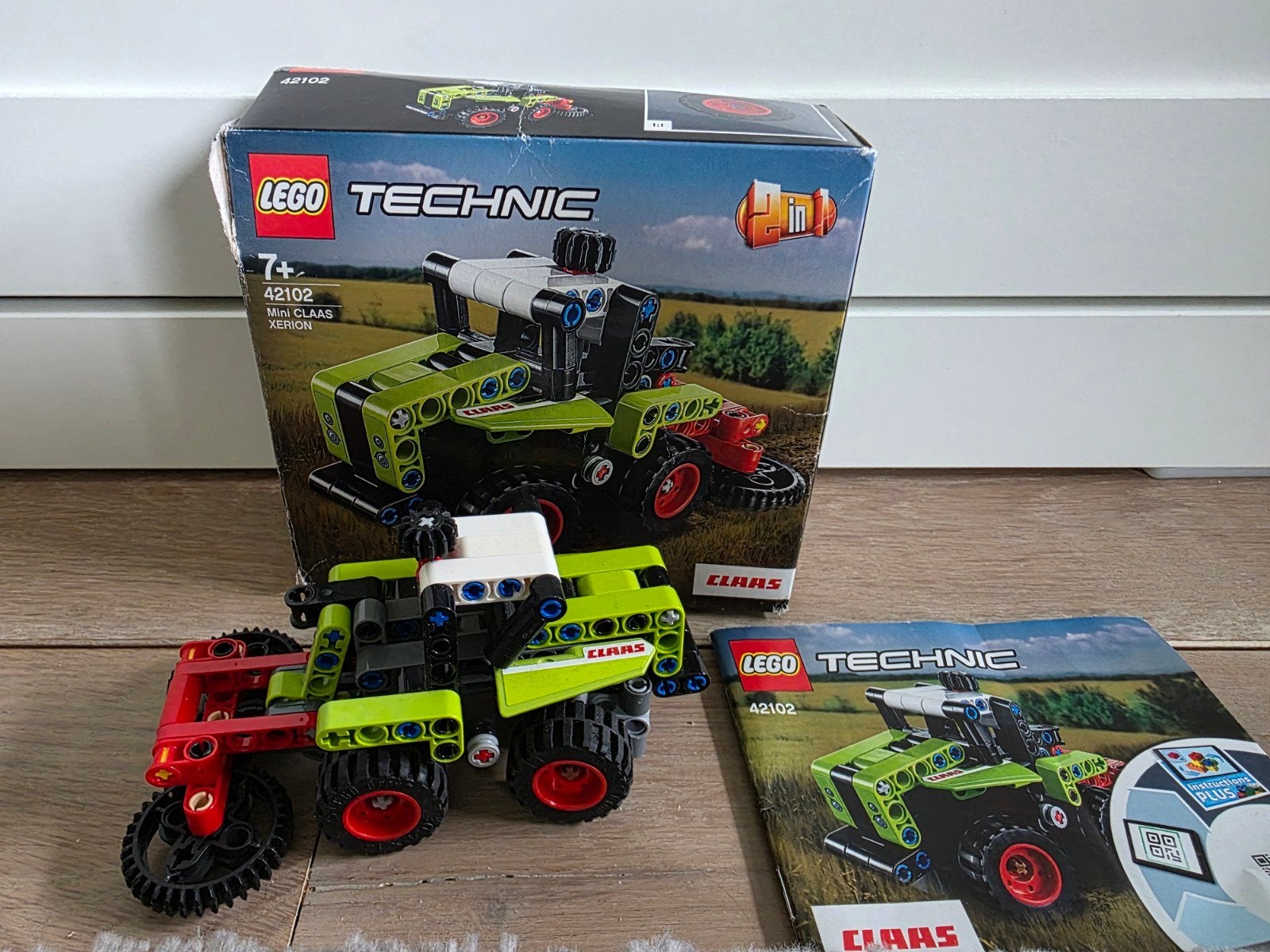 Lego Technic 42102 Mini CLAAS XERION 2-in-1, Ophalen of Verzenden, Zo goed als nieuw, Overige merken