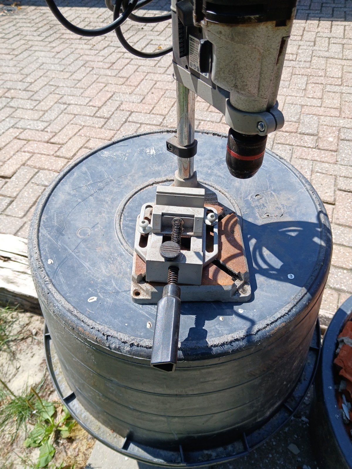 Gebruikte metabo 680 watt Boormachine met Boorstandaard, Doe-het-zelf en Verbouw, Ophalen of Verzenden, Gebruikt, 600 watt of meer