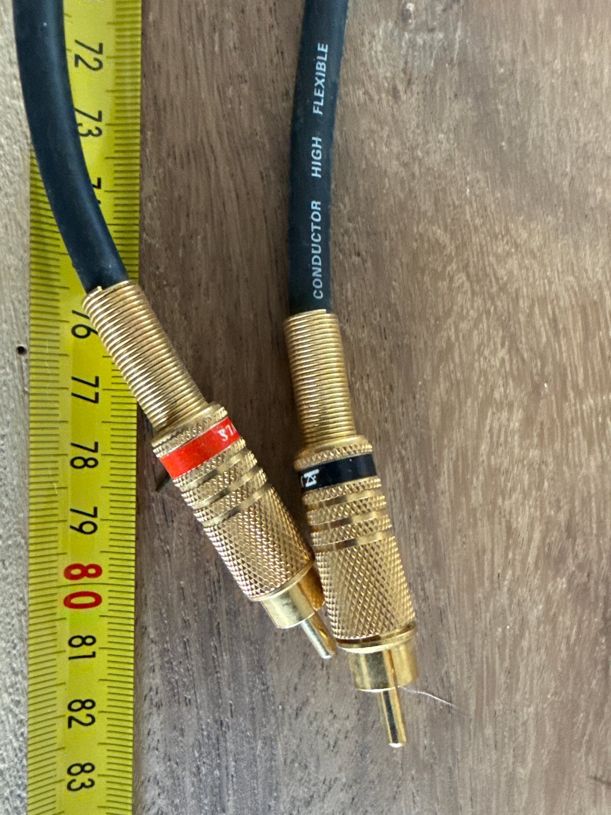 twee VLS High Quality RCA interlink kabels, Ophalen of Verzenden, Gebruikt, Minder dan 2 meter, Interlink-kabel