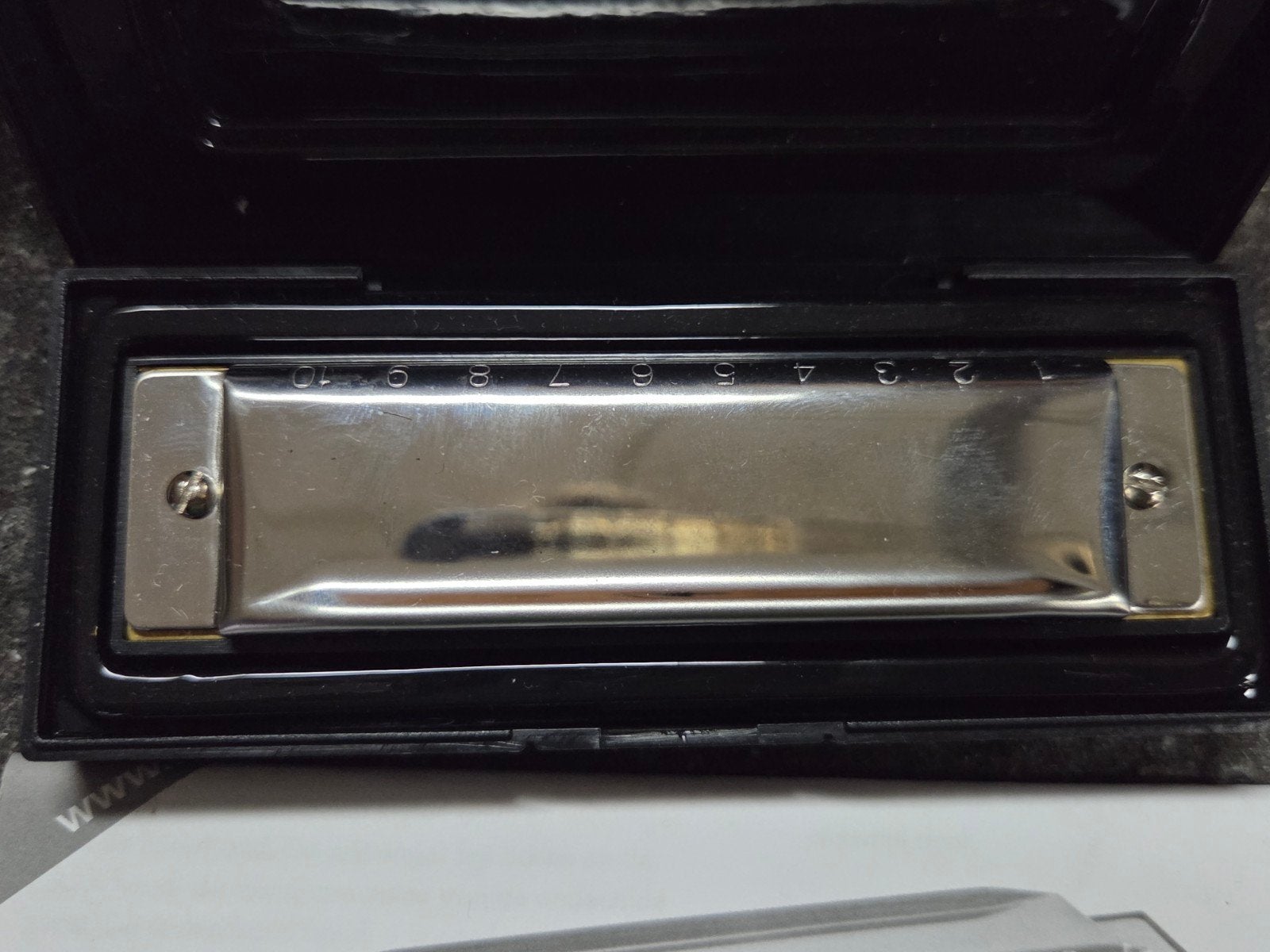 Mondharmonica in C-Dur met doosje, Ophalen of Verzenden, Zo goed als nieuw, C-mondharmonica
