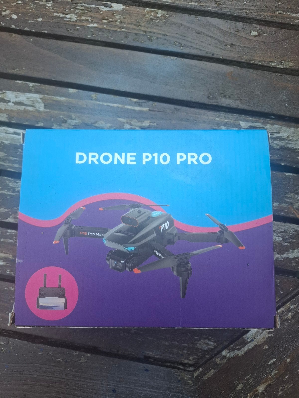 Drone P10 Pro met camera en afstandsbediening, 1x gebruikt, Ophalen