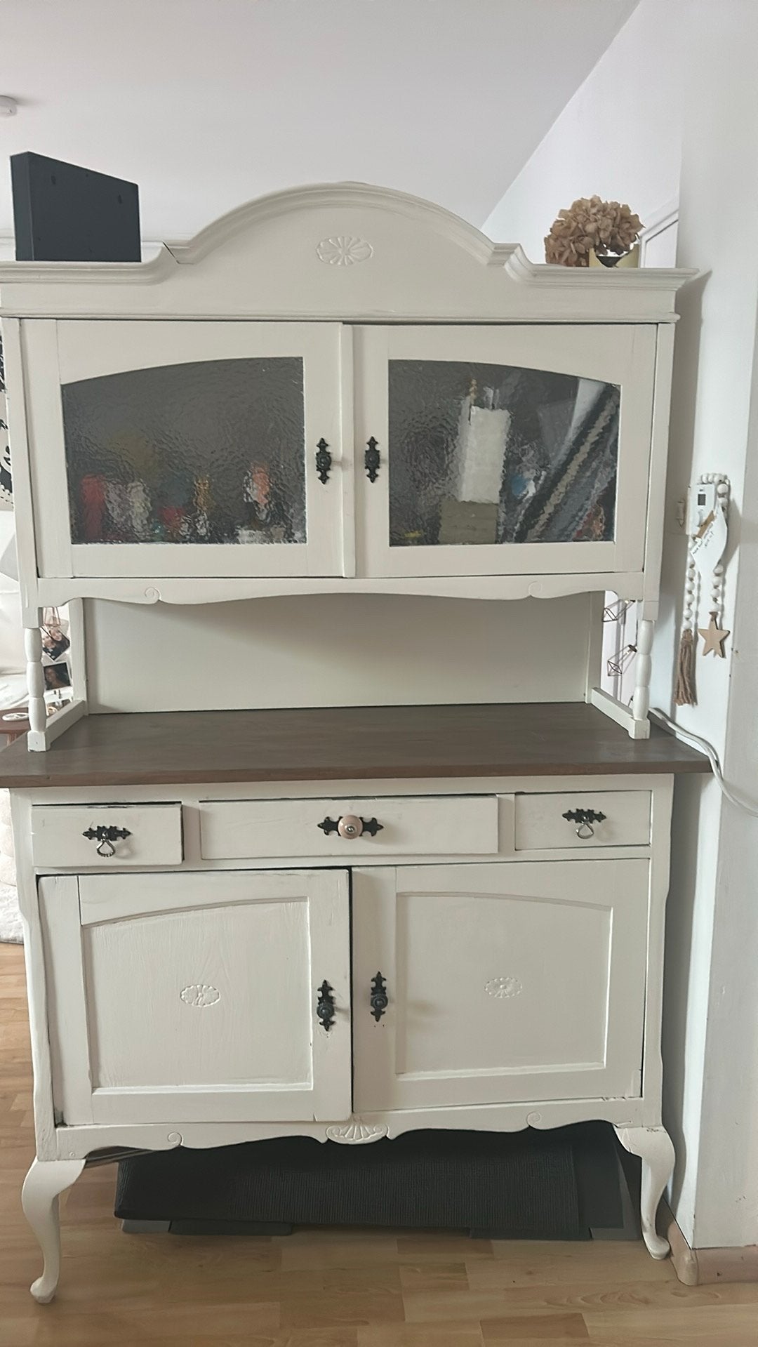 Brocante buffetkast wit, Ophalen, Brocant, barok, Gebruikt, 50 tot 75 cm