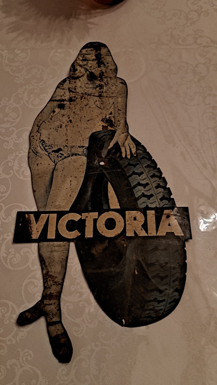 victoria banden reclame, Ophalen of Verzenden