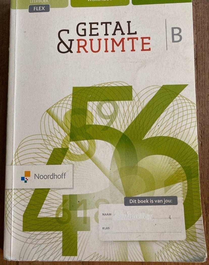 Getal & Ruimte B VWO deel 2 - Wiskunde B Leerboek FLEX, Boeken, Ophalen of Verzenden, Zo goed als nieuw, VWO, Wiskunde B