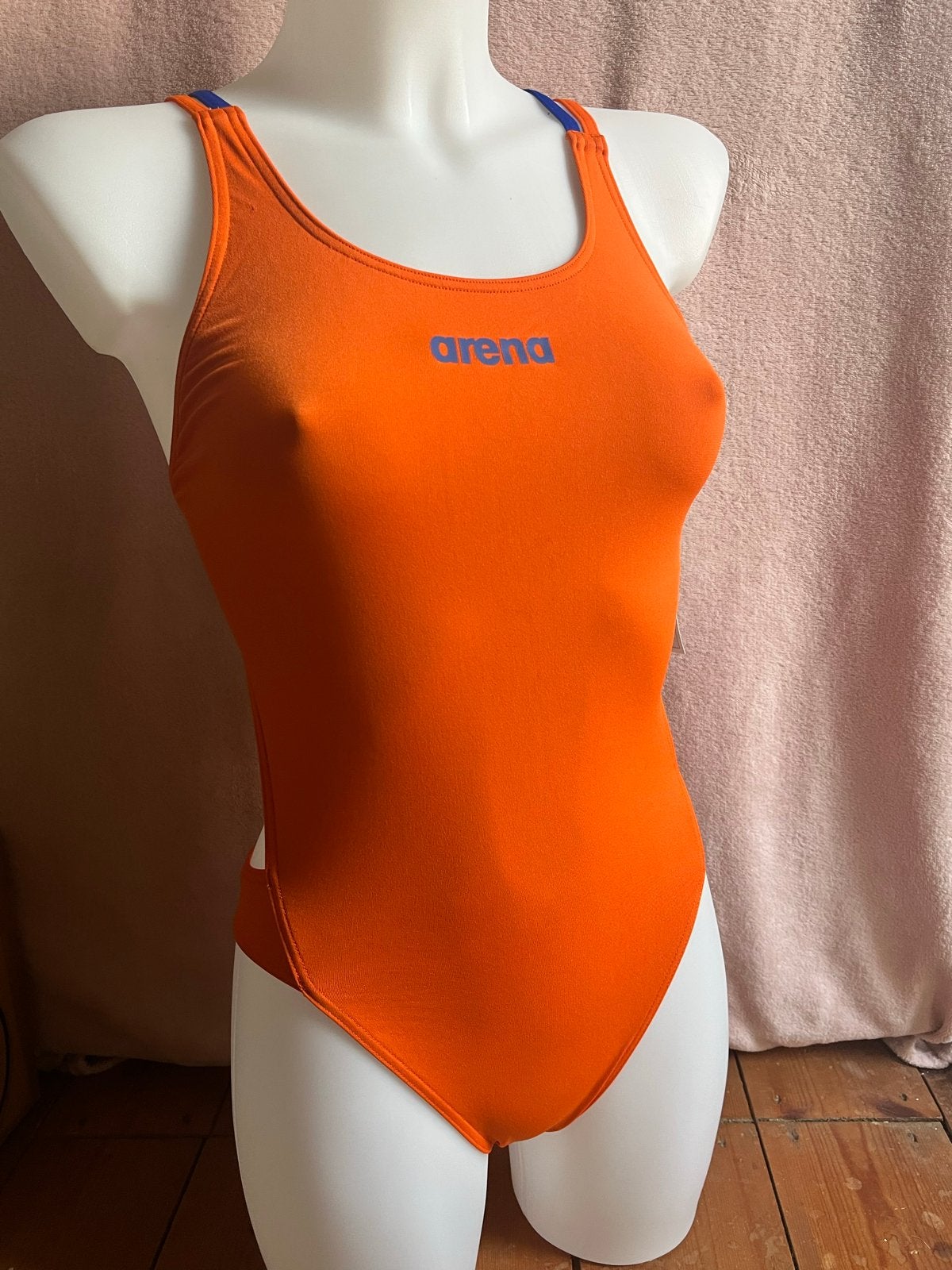 Arena Chloorbestendig Badpak D36 Oranje Blauw, Ophalen of Verzenden, Nieuw, Oranje, Badpak