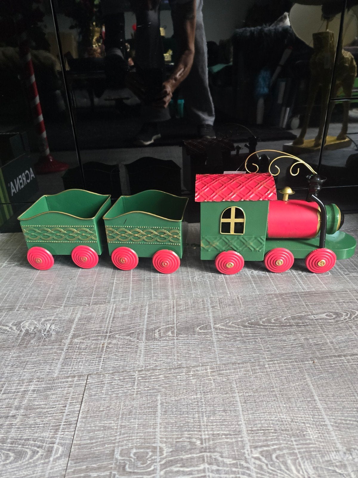 Kerst trein metaal, Diversen, Kerst, Ophalen of Verzenden, Nieuw