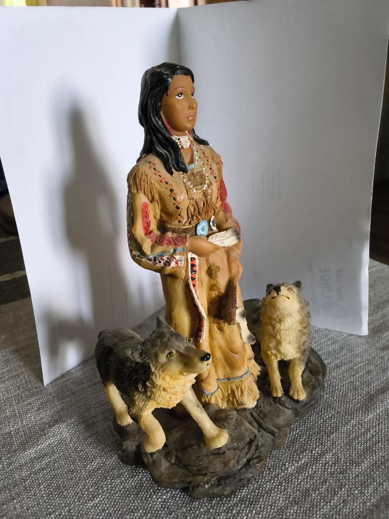 Indianenbeeldje, Ophalen, Gebruikt, Mens