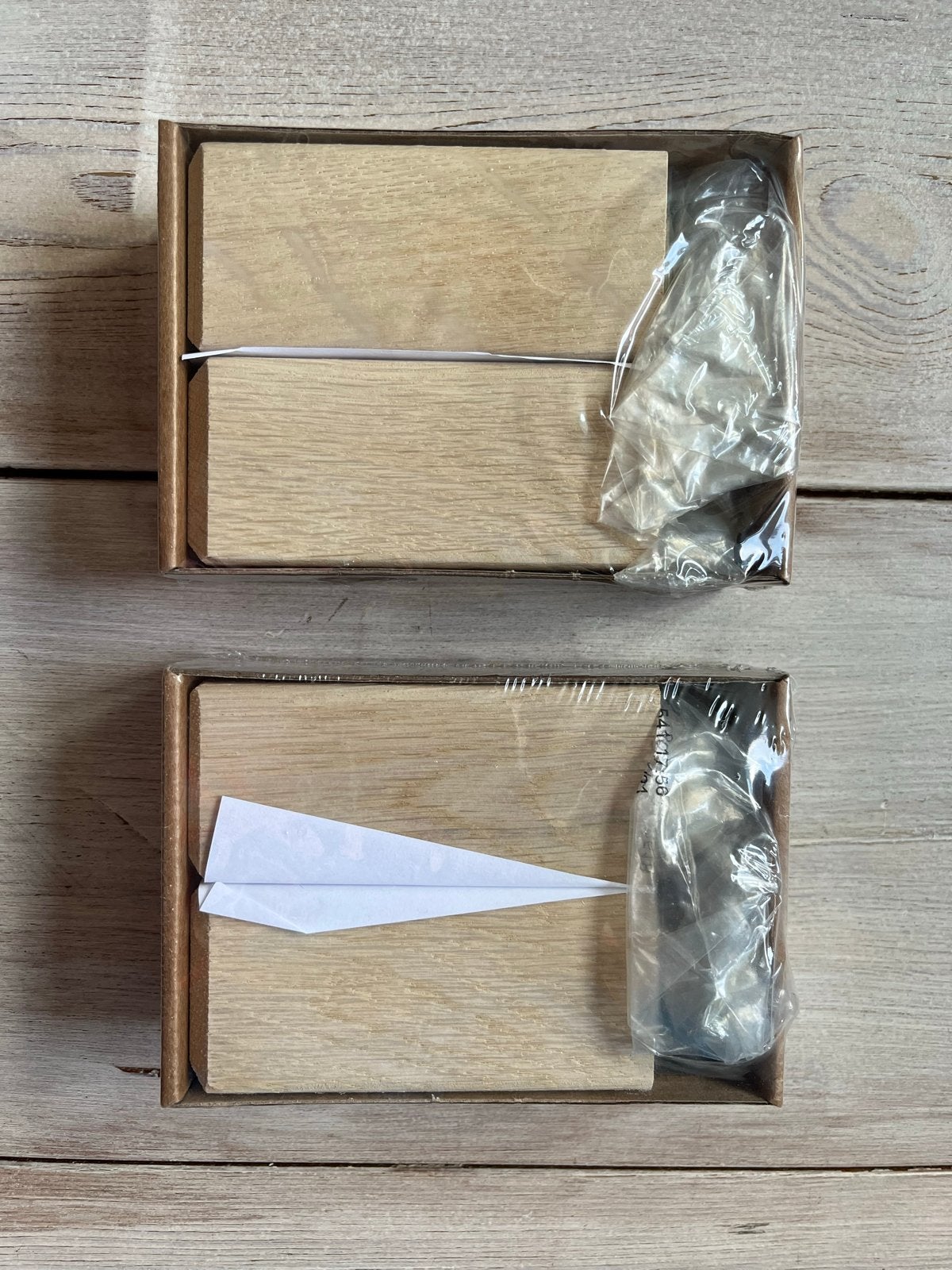 2x IKEA STUBBARP Beugel, eiken, Ophalen, Nieuw, Bruin, Hout