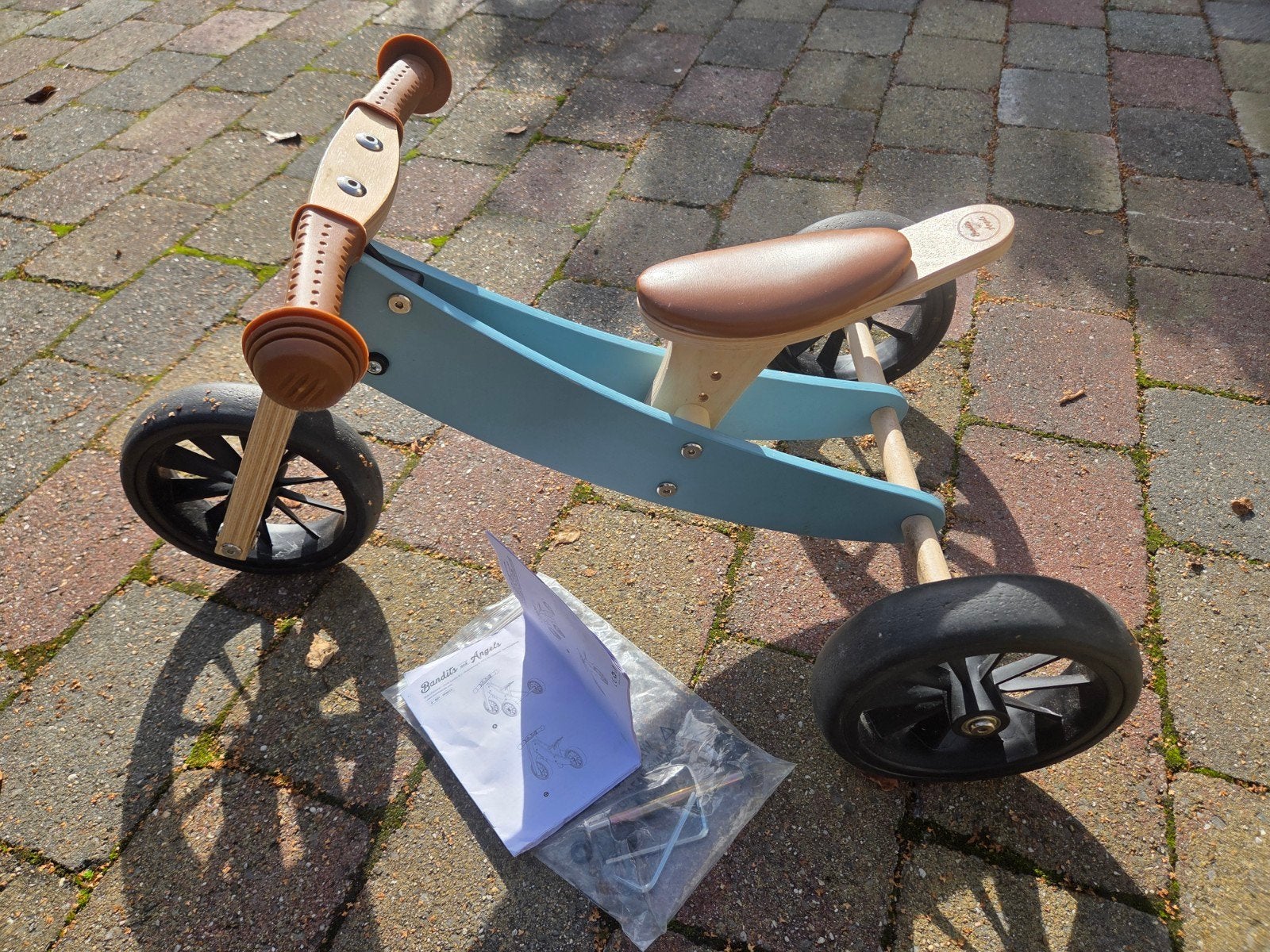 Bandits & Angels Loopfiets/Driewieler met verstelbaar zadel, Ophalen, Zo goed als nieuw, Loopfiets