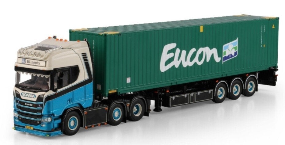 WSI SCANIA R + TRAILER + 40 FT CONTAINER - BD LOGISTICS
