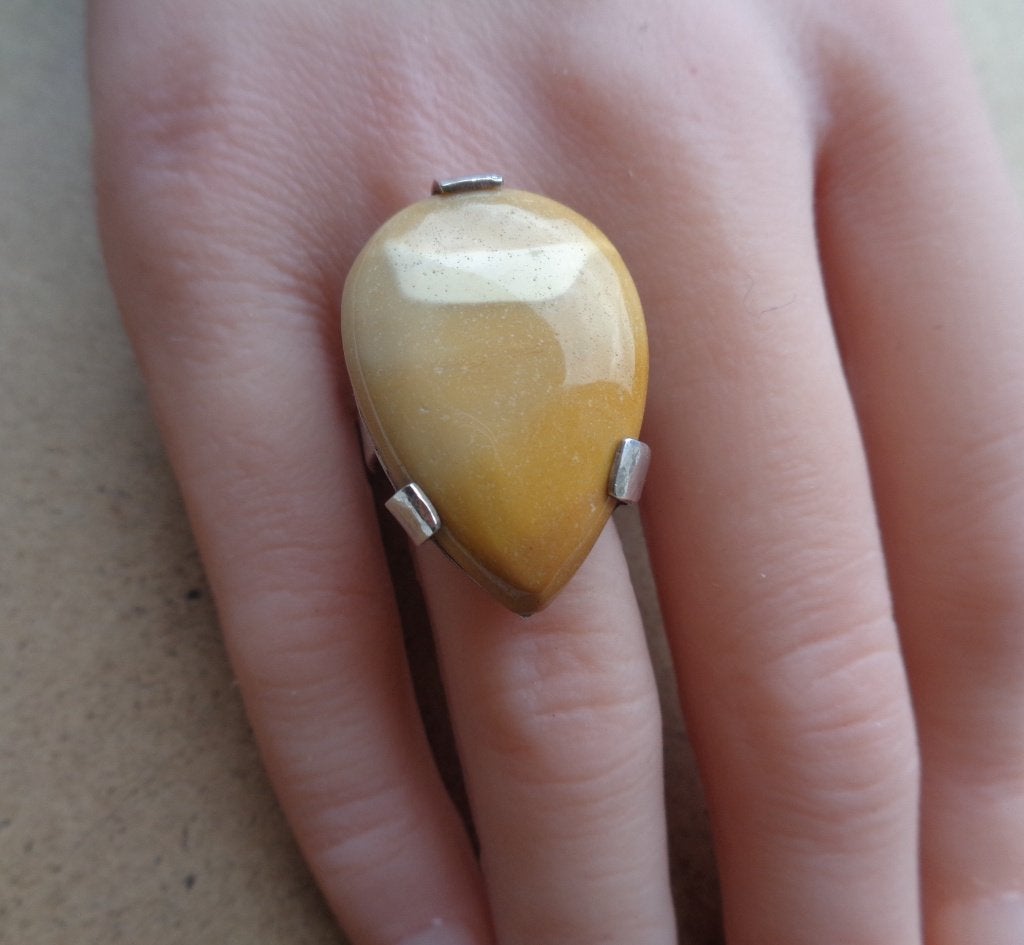 zilveren ring met mooie agaat steen [1104], Verzenden, Met edelsteen, Dame, Zilver