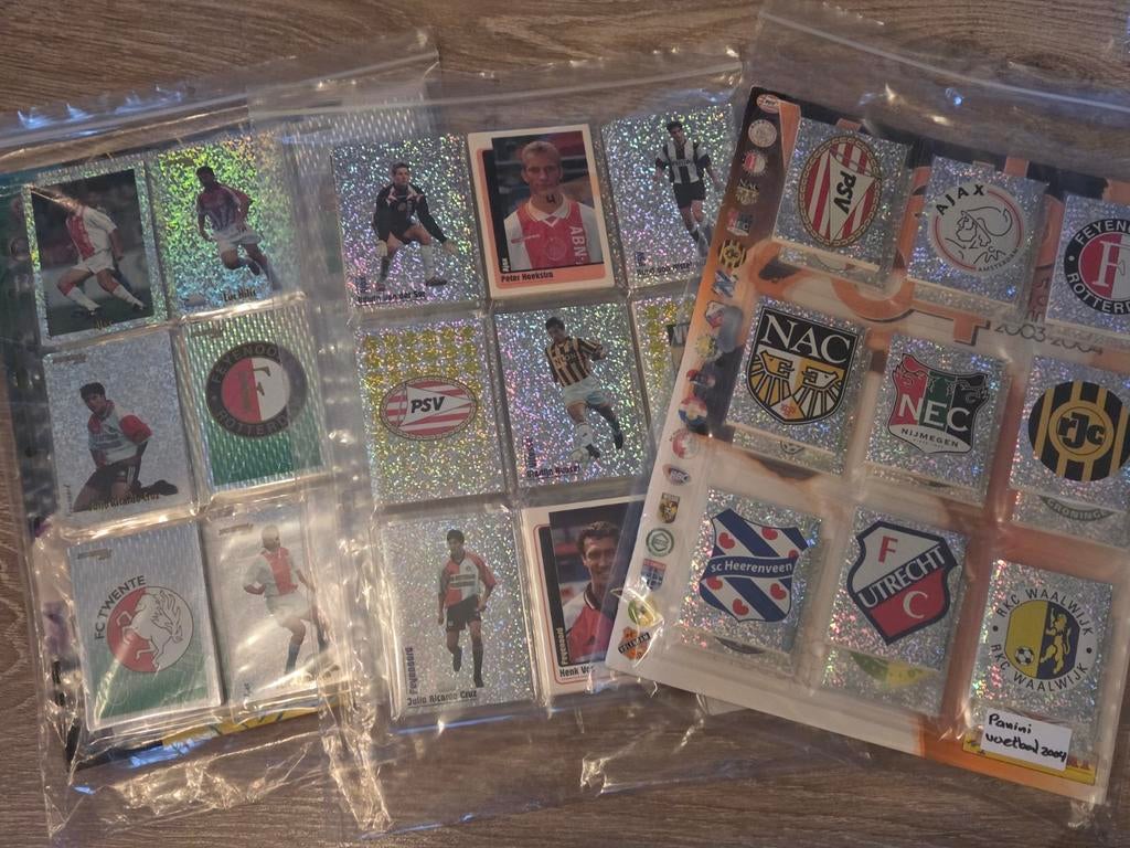 Diverse sets van panini, topps, AH, Plus met en zonder album, Verzamelen, Ophalen of Verzenden, Buitenlandse clubs, Poster, Plaatje of Sticker