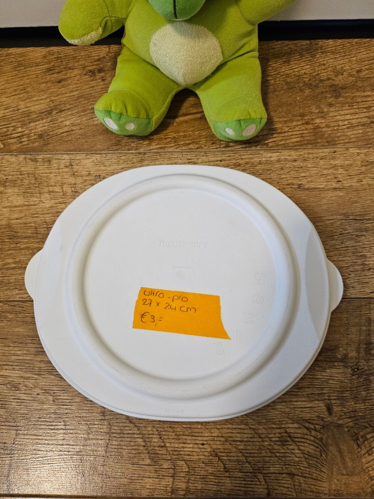 Tupperware deksel ultra pro - 27 cm x 24 cm, Ophalen of Verzenden, Gebruikt, Wit, Overige typen