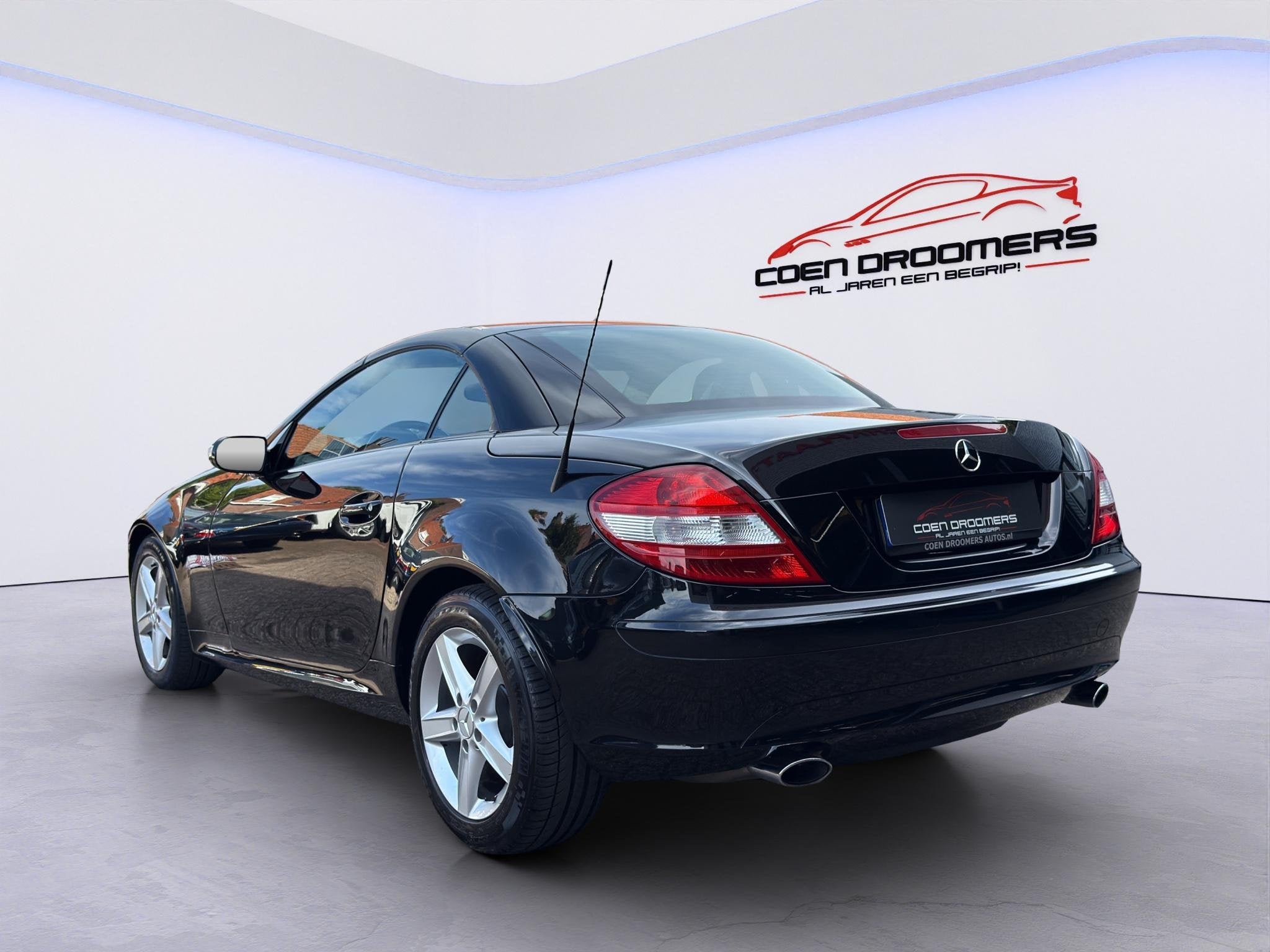 Mercedes-Benz SLK-klasse 280 /Apple & Android Carplay/Navi/S, Auto's, Achterwielaandrijving, Gebruikt, Cabriolet, Zwart
