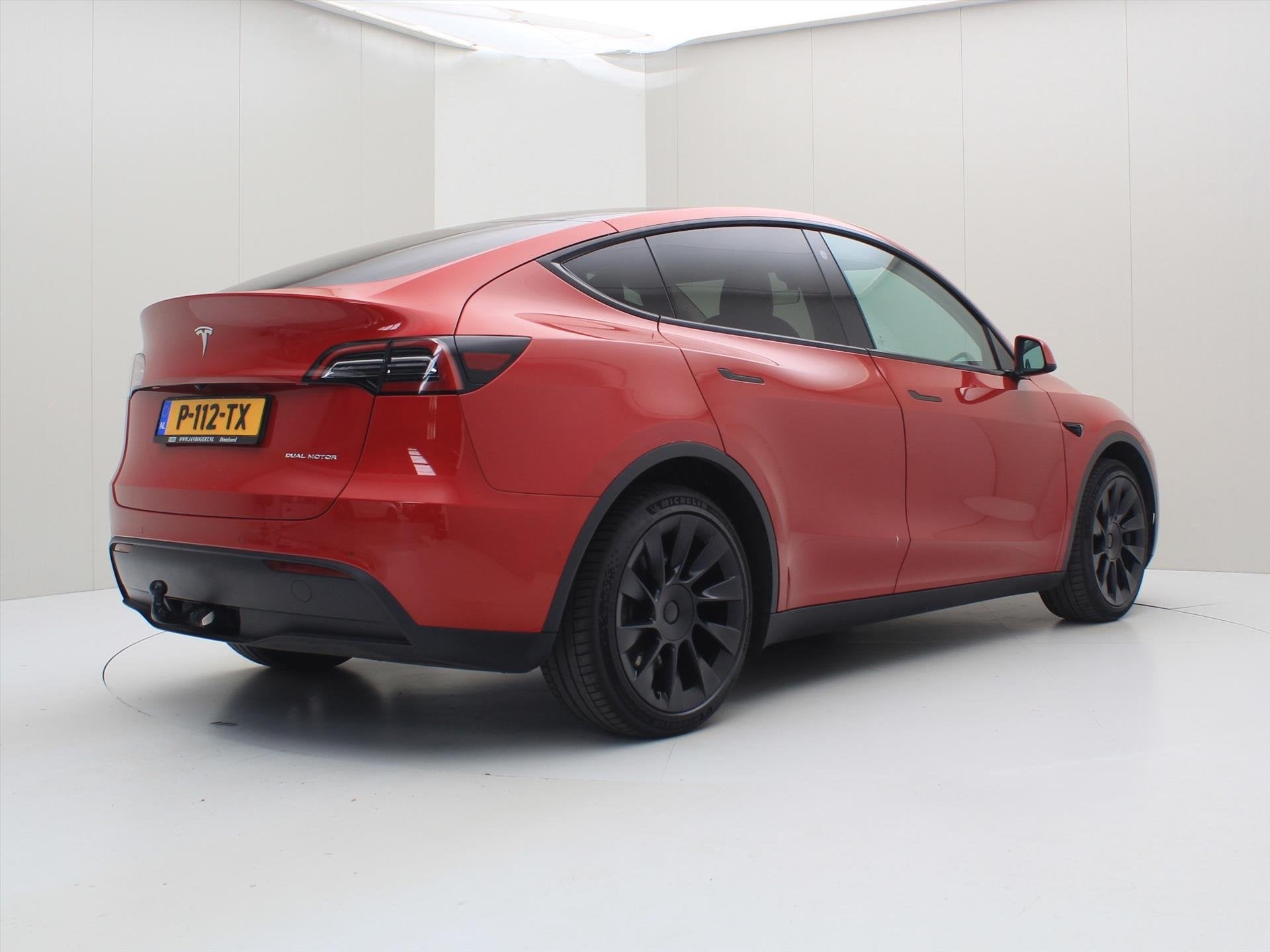 Tesla Model Y Long Range AWD 75kWh 351pk AMD RYZEN 91.3% SoH, Auto's, Automaat, Gebruikt, Zwart, 351 pk